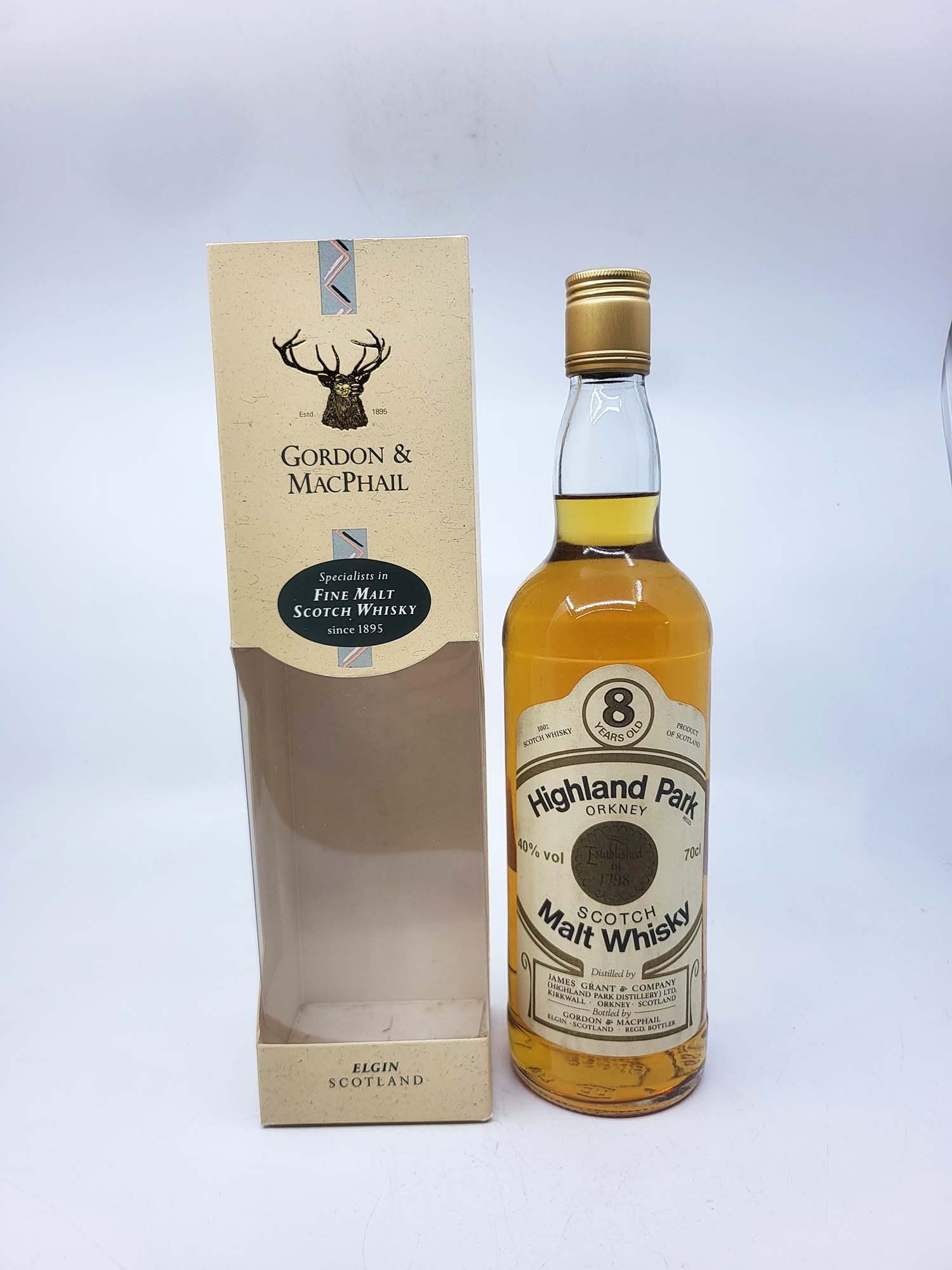 Highland Park 8 years old 1980’s. 700ml, 40%